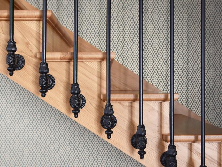 escalier en bois sur mesure fabriqué dans notre atelier de menuiserie
